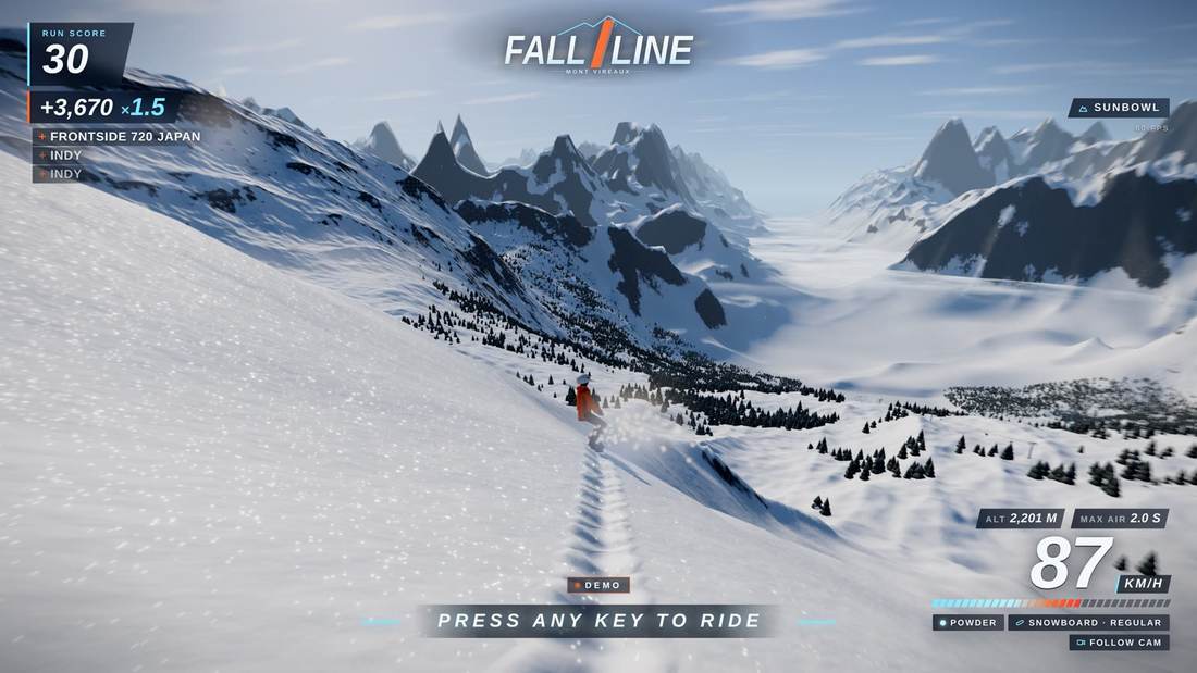 Freeride snowboard game built by Claude Opus 5.5